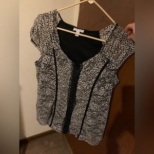 leopard print blouse